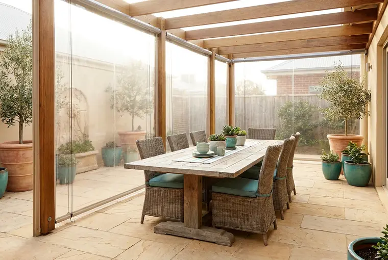 Cafe blinds in Adelaide (illustrative)